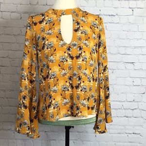 Bohemian Floral Print Top